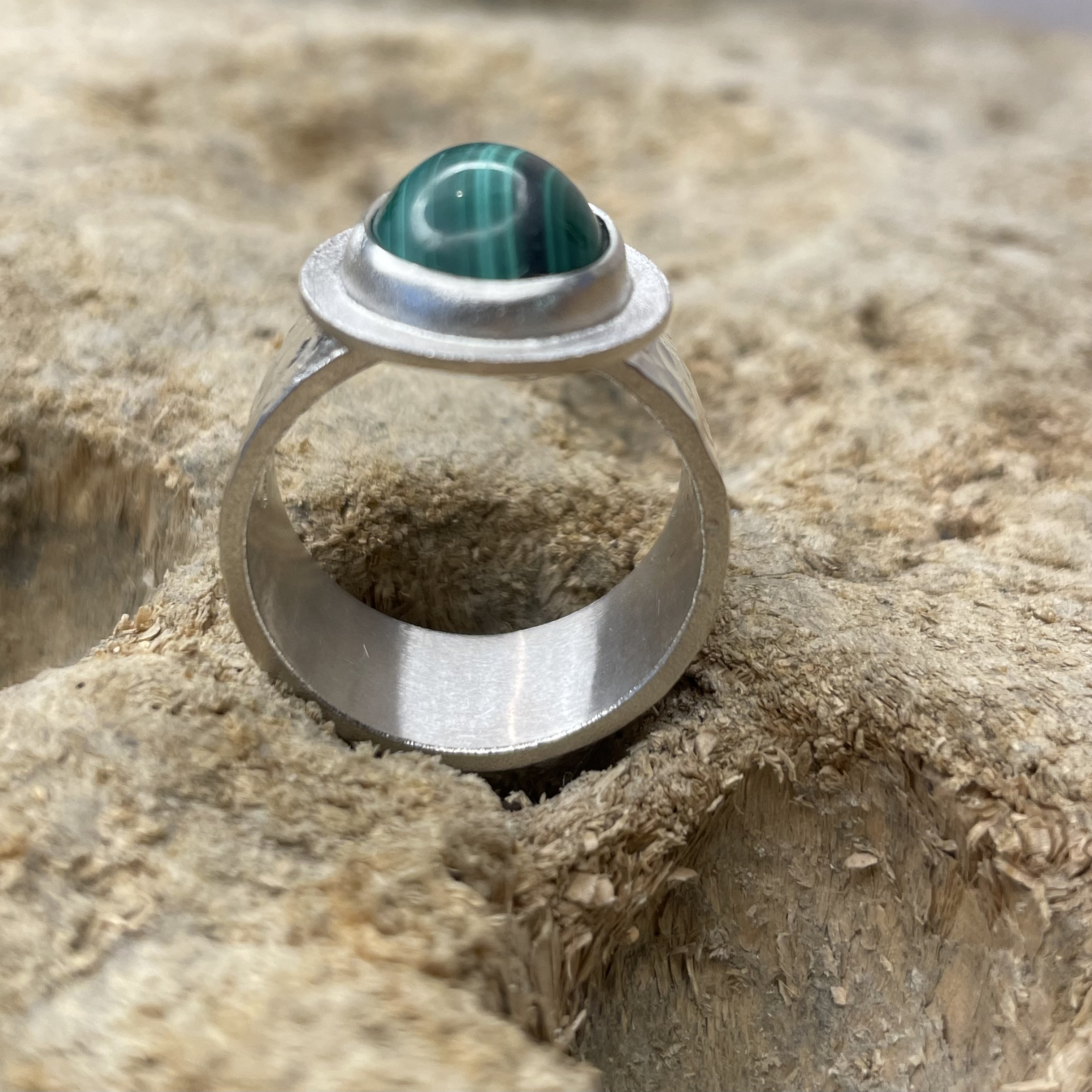 Ring Malachit 