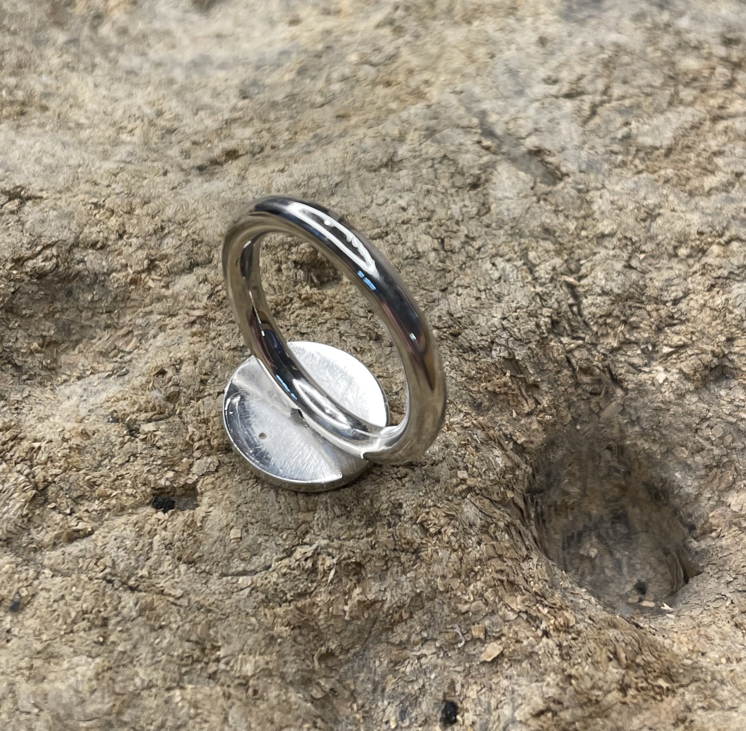 Ring Rubin Sterne 925/-