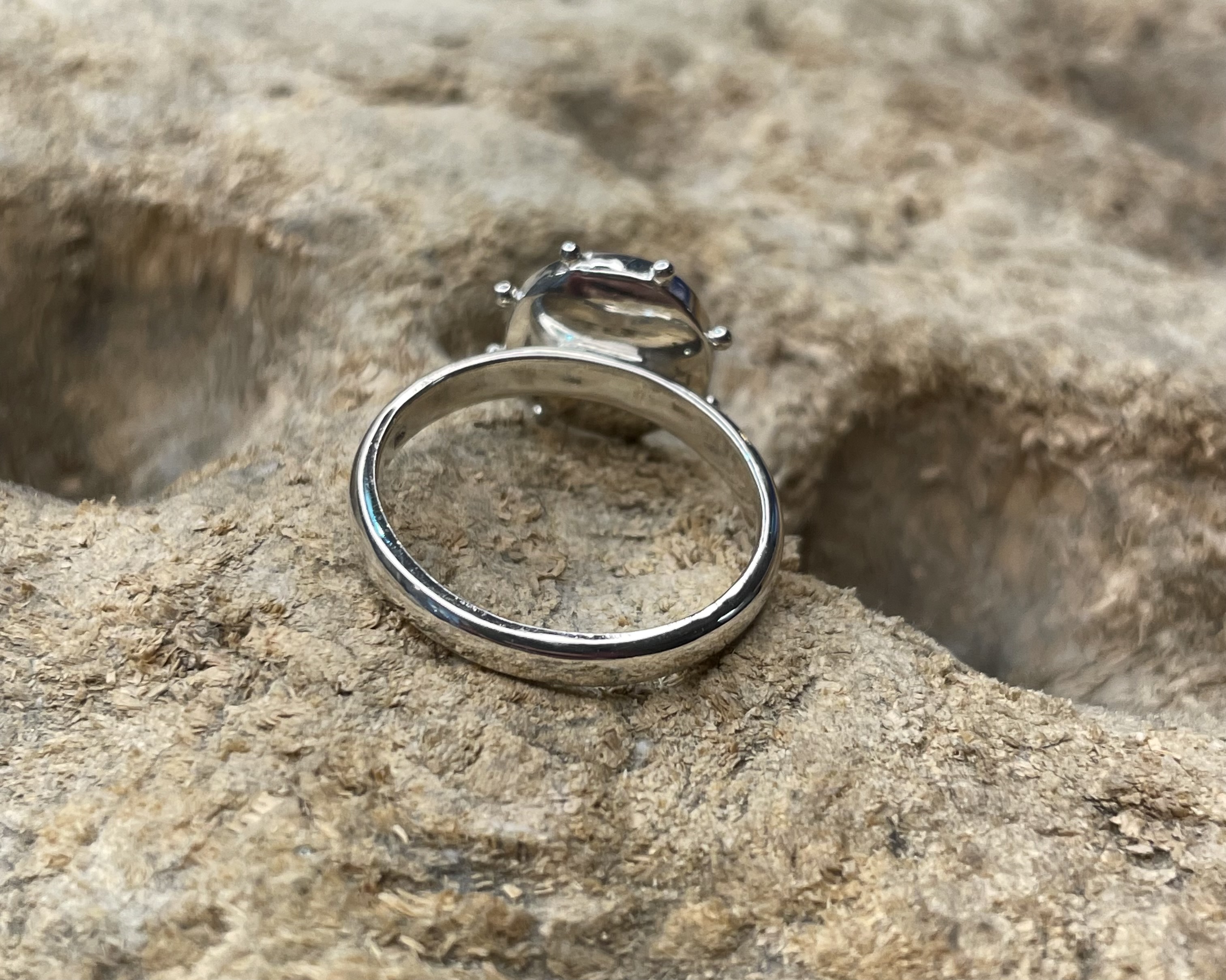 Ring Sternsaphir schwarz 