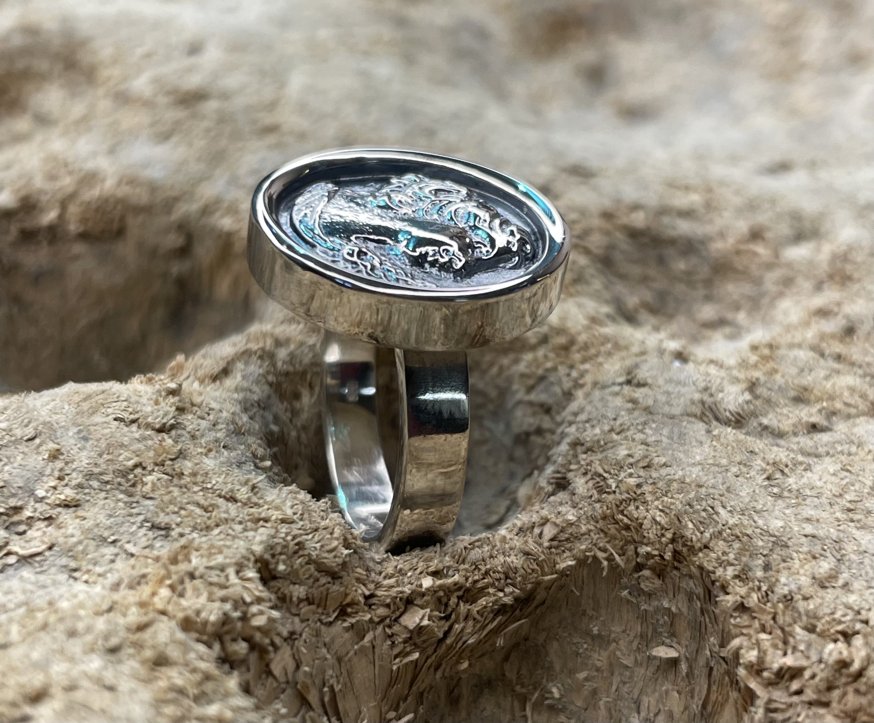 Ring Antik Römerin 925/-