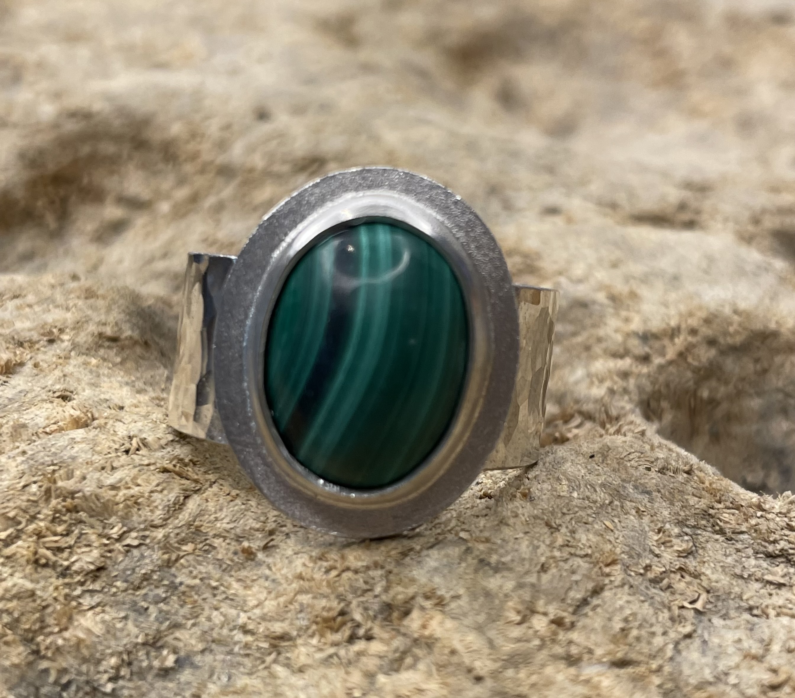 Ring Malachit 